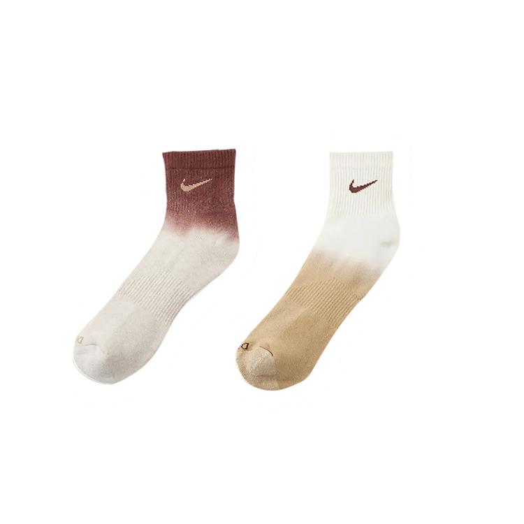 Nike Dri FIT Everyday Plus Ankle Socks Unisex 2 Pack Multicolor FJ4913-910 22-24