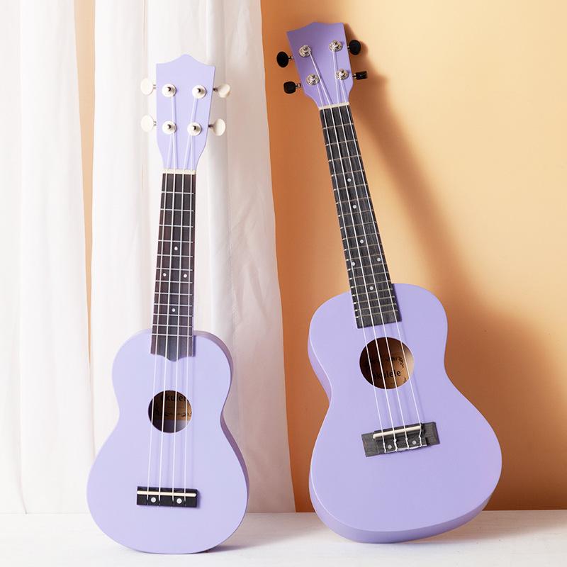Colorful 21-Inch Carbon Fiber Ukulele - Entry-Level Small Guitar Alternative