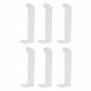 6 Stück Klebehuthaken Minimalistische Acryl-Wandhuthalter Dekorative Huthalter Aufbewahrungsorganizer für Baseballkappe
