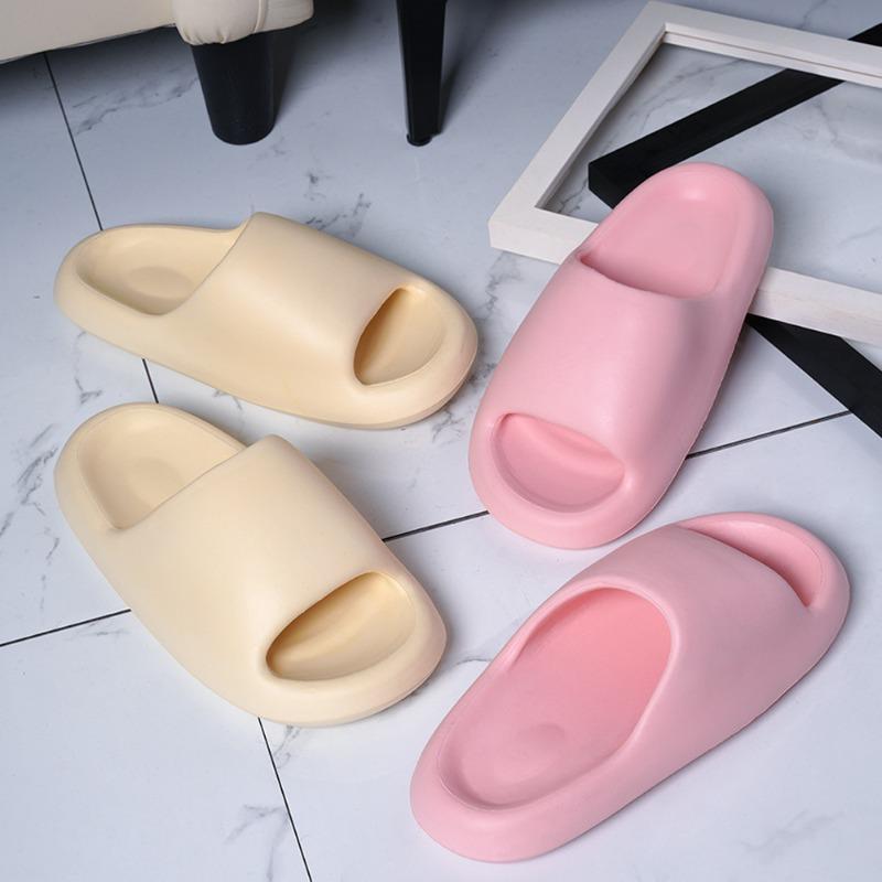 New summer cool slippers couple home stepping on shit feeling comfortable breathable soft bottom EVA slippers one-word drag