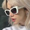 Multi-Color Options Cat Eye Pearl Decor Sunglasses with UV400 Protection for Outdoor Activities Travel Use