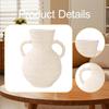 Ceramic Vase Tabletop Decoration Floral Arrangement Multipurpose Rustic Milk Jug for Bouquet