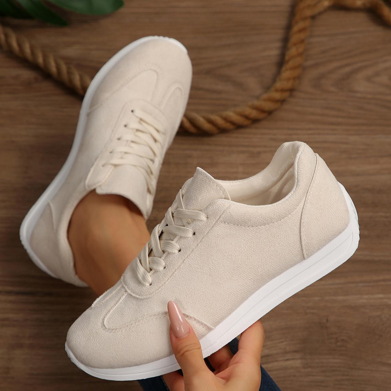 

Fashion Women Sneakers New 2025 Casual Sports Designer Shoes Women Comfortable Versatile Soft Bottom Sneakers Women Zapatos De Mujer 35 бежевый