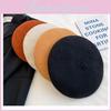 Wool Beret Knit Autumn Winter Vintage Womens Casual Outing Warm Comfortable
