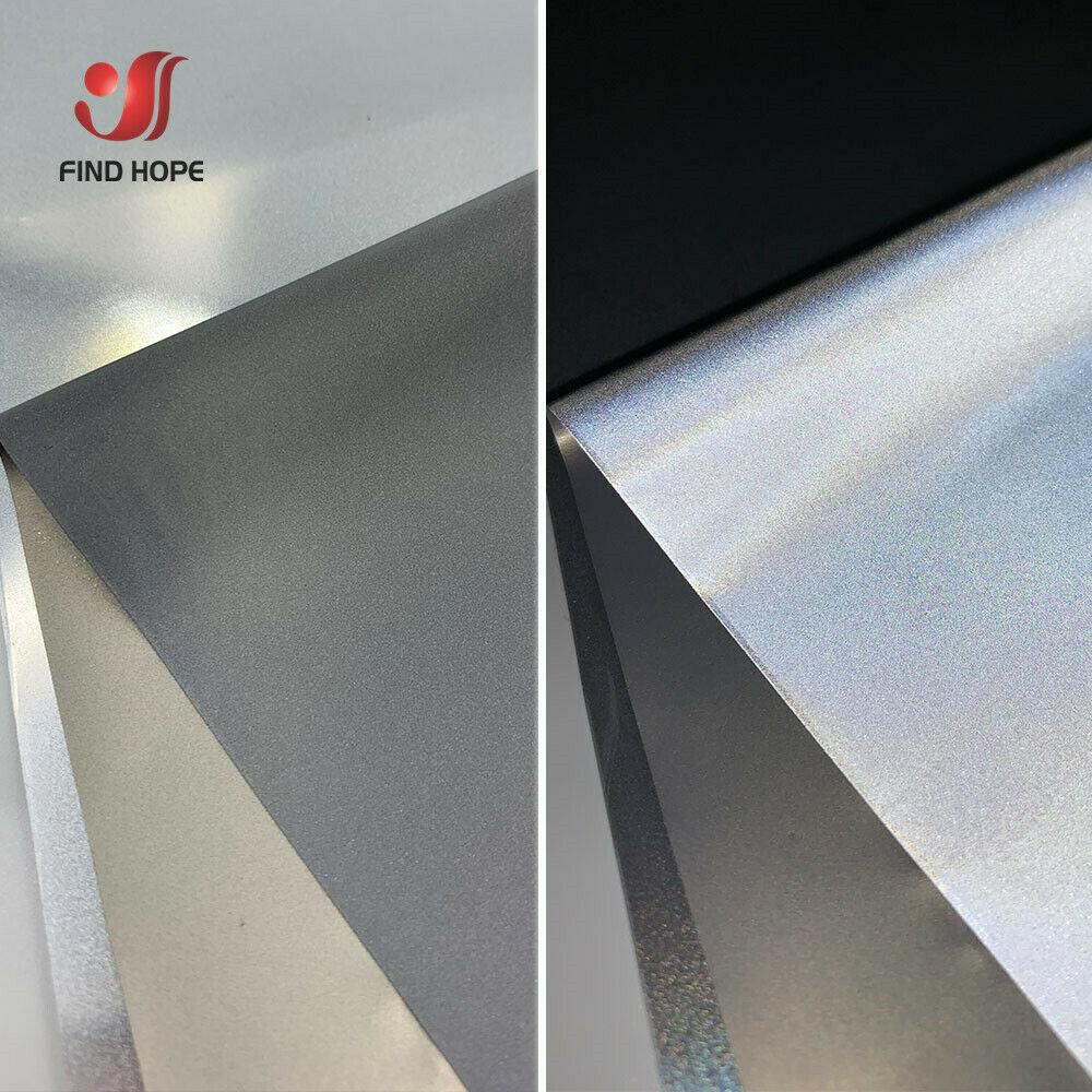 

Reflective Gray Heat Transfer Vinyl Tshirt Iron On Clothing Hot Press Craft Film HTV DIY 50*20cm/30cm 7.8 x 9.8in(20x25cm)