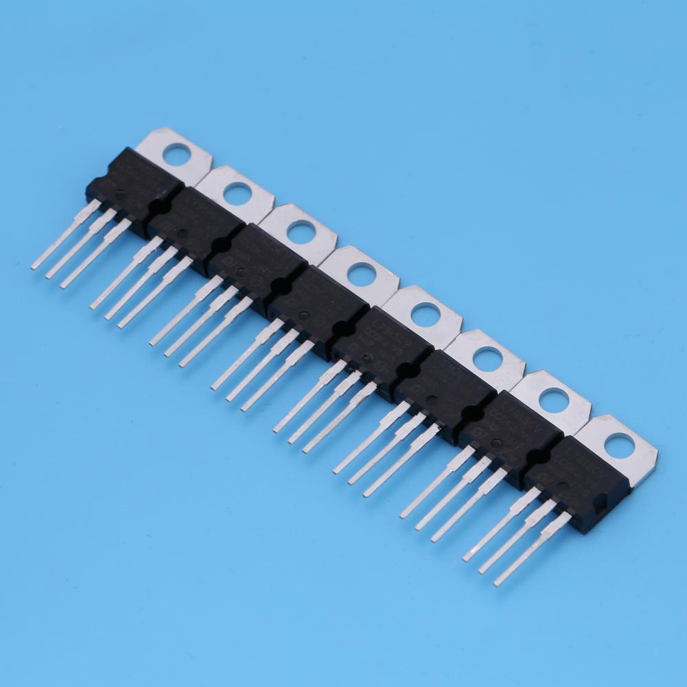 40pcs 8 Types 7805 7809 7812 7815 7905 7912 7915 LM317 to 220 Transistor Assortment Kit Set
