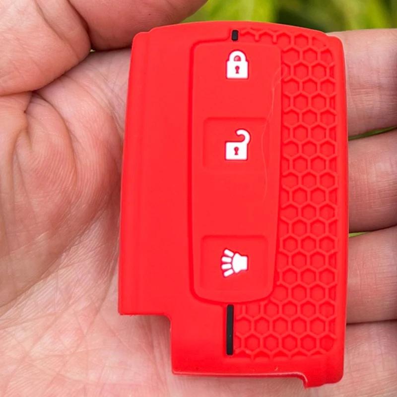 

Silicone Car Key Case Holder Shell Soft Remote Cover Protector for TOYOTA Corolla Verso 2004 2006 2007 Prius Gen 20 2005 2008 красный
