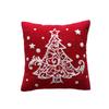 Red Throw Pillowcover INS Style Cushion Cover Soft Christmas Plush Pillowcase  Sofa/Bed