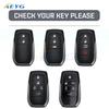 TPU Car Key Case Cover Shell Fob For Toyota CHR Hilux Fortuner Land Cruiser 200 Camry Corolla Crown RAV4 Highland Key Chain