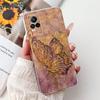 For Vivo V21e V2061 / V21 4G 5G V2050 V2066 Phone Case VivoV21e V 21 4G Elegant Floral Cat Printing Soft Silicone TPU Cases