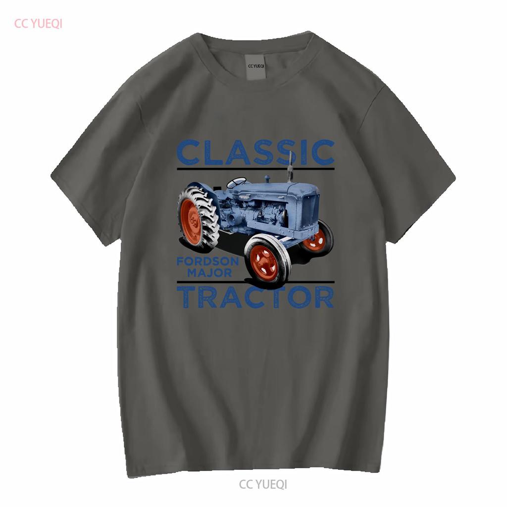 Classic Tractors Fordson Major Inspired Retro T Shirt vintage Washed Casual designer clothes homme Comfortable Breathable