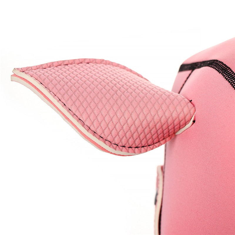 Neoprene Pink Pig Mask Hood  Fetish Costume Pet Play