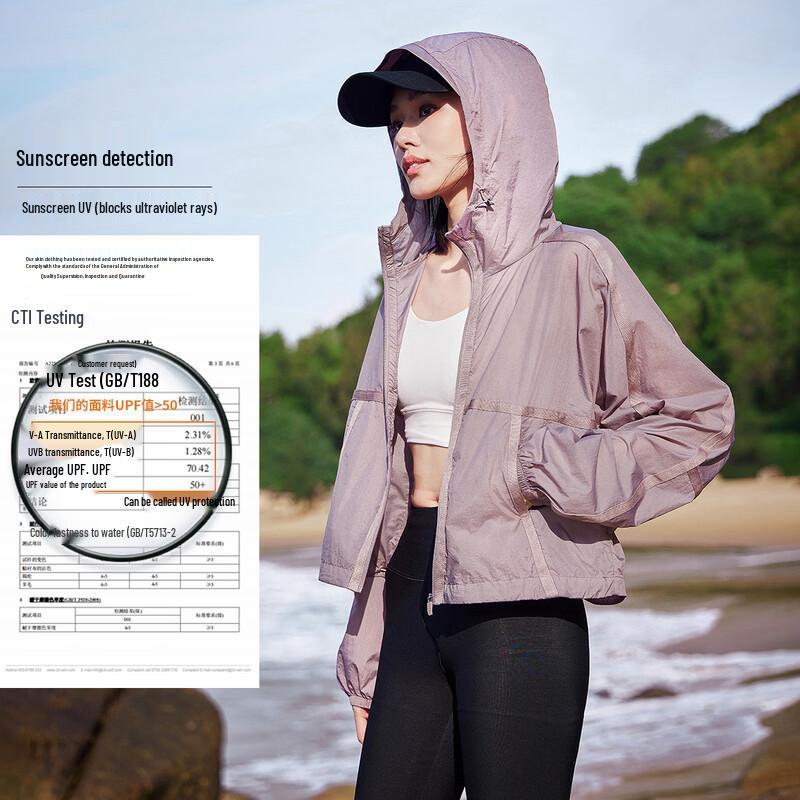 Tuoluzhe Butterfly Shadow UPF50+ Women's Sun Protection Jacket