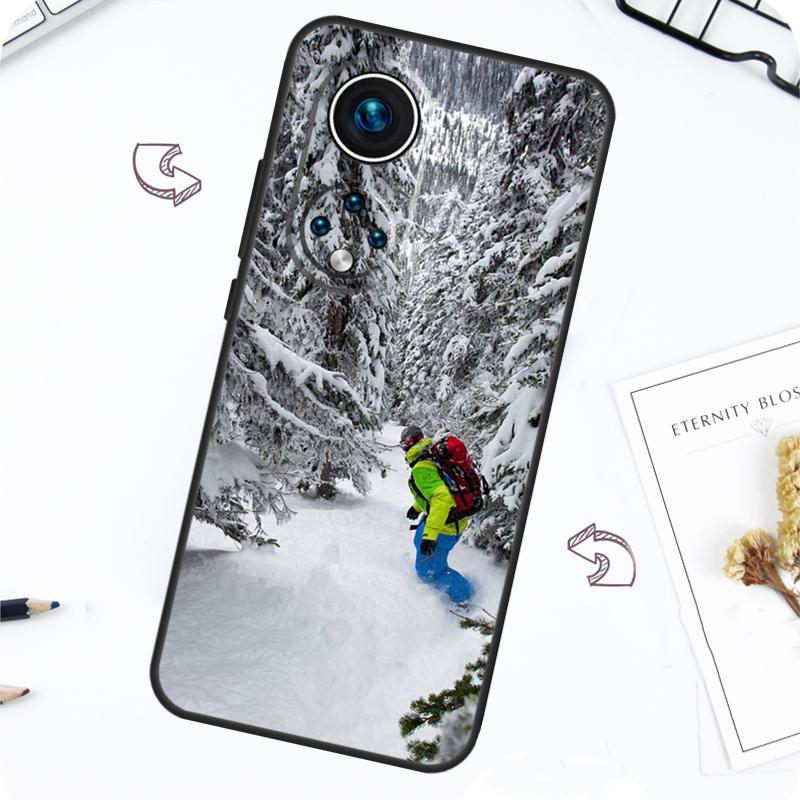 Cool Sports Snowboarding Case For Honor Magic 7 Lite 5 6 Pro Honor 200 50 70 90 Lite X8b X9a X8a X8 X9 X9c X9b Cover