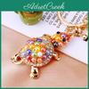 Lucky Turtle Car Keychain Metal Key Ring Women's Bag Pendant Wholesale Business Gifts