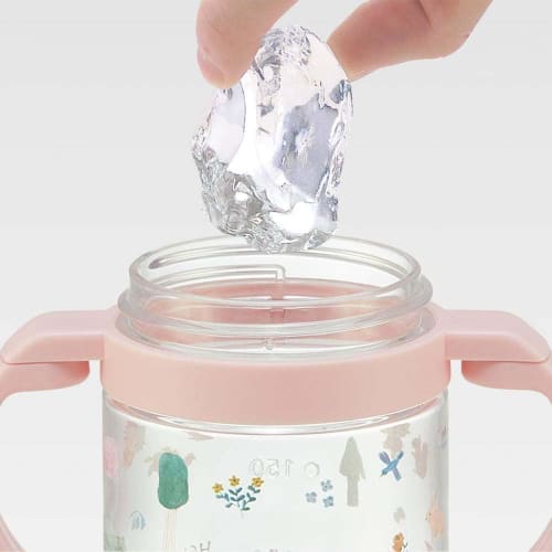 skater baby straw mug with two-handed handle 260ml foldable handle sanrio kitty recommended for ages 1 and up kshw1n-a