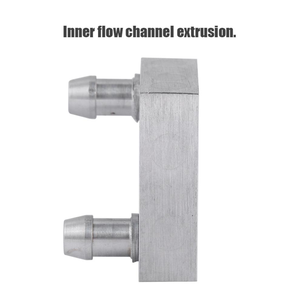 Düse Nach oben Wasserkühlung Block Hohe Leistung Flüssigkeit Wasser Kühlkörper Computer Wasserkühlung