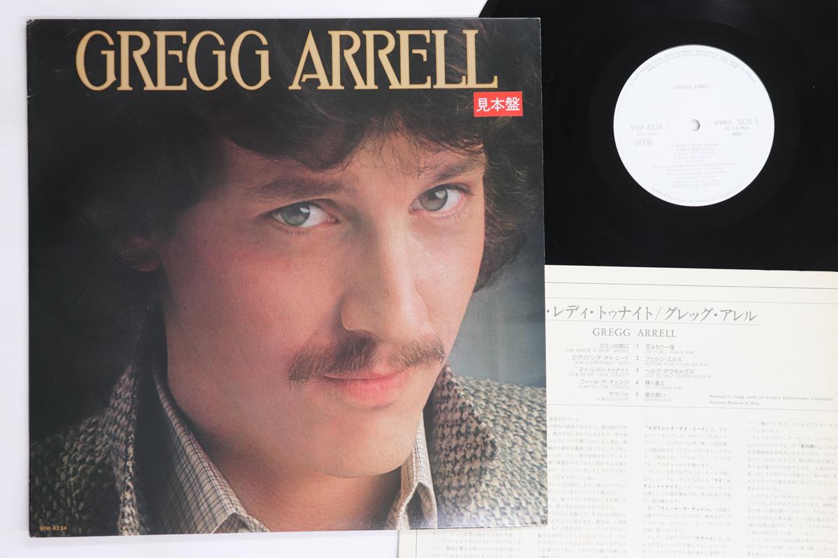 

LP Пластинка GREGG ARRELL - Gregg Arrell VIM6234PROMO MCA 1980 Япония Рок Б/У
