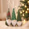 Christmas Pendant Ornament Faceless Christmas Tree Ornament Christmas Hanging Decoration Plush Holiday Hanging Ornament