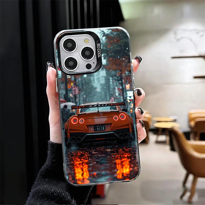 Japanese Sports Car G-GTRR Soft Phone Case for iPhone 15 16 17 Pro Max 17Air 16E 14 Plus 13 12 Mini Shockproof Cover Back Shell