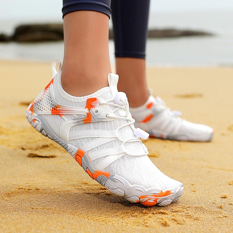 Beach Barefoot Wading Sneakers Unisex Quick Drying Aquatic Shoes for Sea Pool Water Sports Surfing Fishing Size 35-46