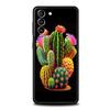 Plant Cactus Case for Samsung Galaxy S24 S23 S22 S20 S21 FE Ultra S24 S23 S10 S10E S9 S8 Plus 5G Silicone Phone Cover Capas Bags
