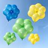 10/20/50Pcs Colorful Plum Blossom Balloons Flower Balloons, Suitable For Valentine'S Day, Birthdays, Wedding Party Decorations
