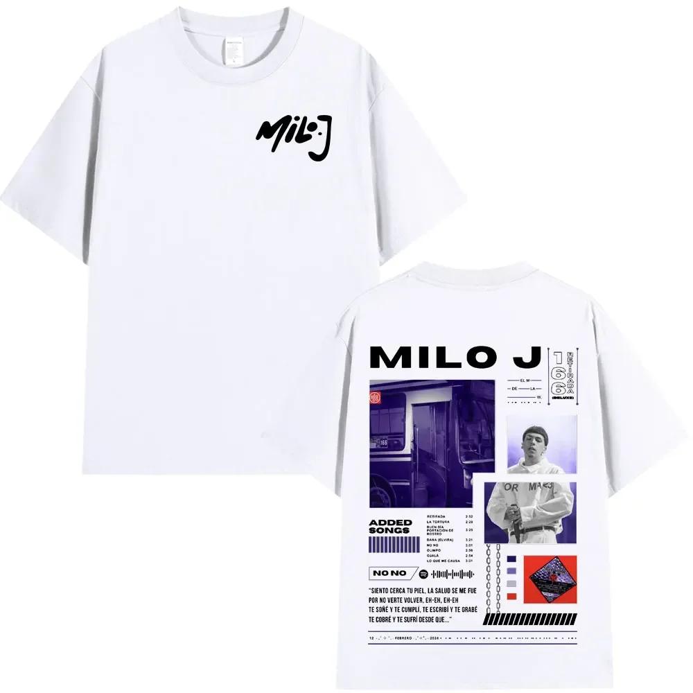 Rapper Milo J 166 Album T Shirt Unisex Unisex Fashion Hip Hop Tshirt 100 Cotton Casual Oversized Short Sleeve Tshirts Streetwear