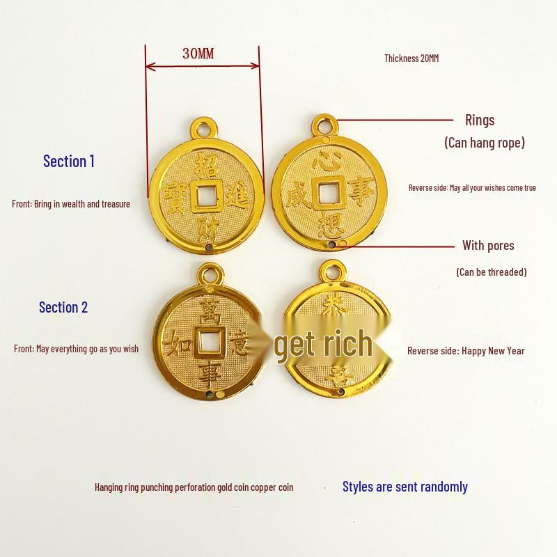 Lingots Dorés Décorations Festives - Ornements Trésors du Festival du Printemps