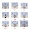 Professional Analog Current Panel Amp Ammeter Gauge Meter 2.5 Accuracy for Auto Circuit Measurement Tester 9 Types