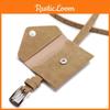 Minimalist Solid Color Suede Women Mini Waist Bag Belt  For Casual Outfits