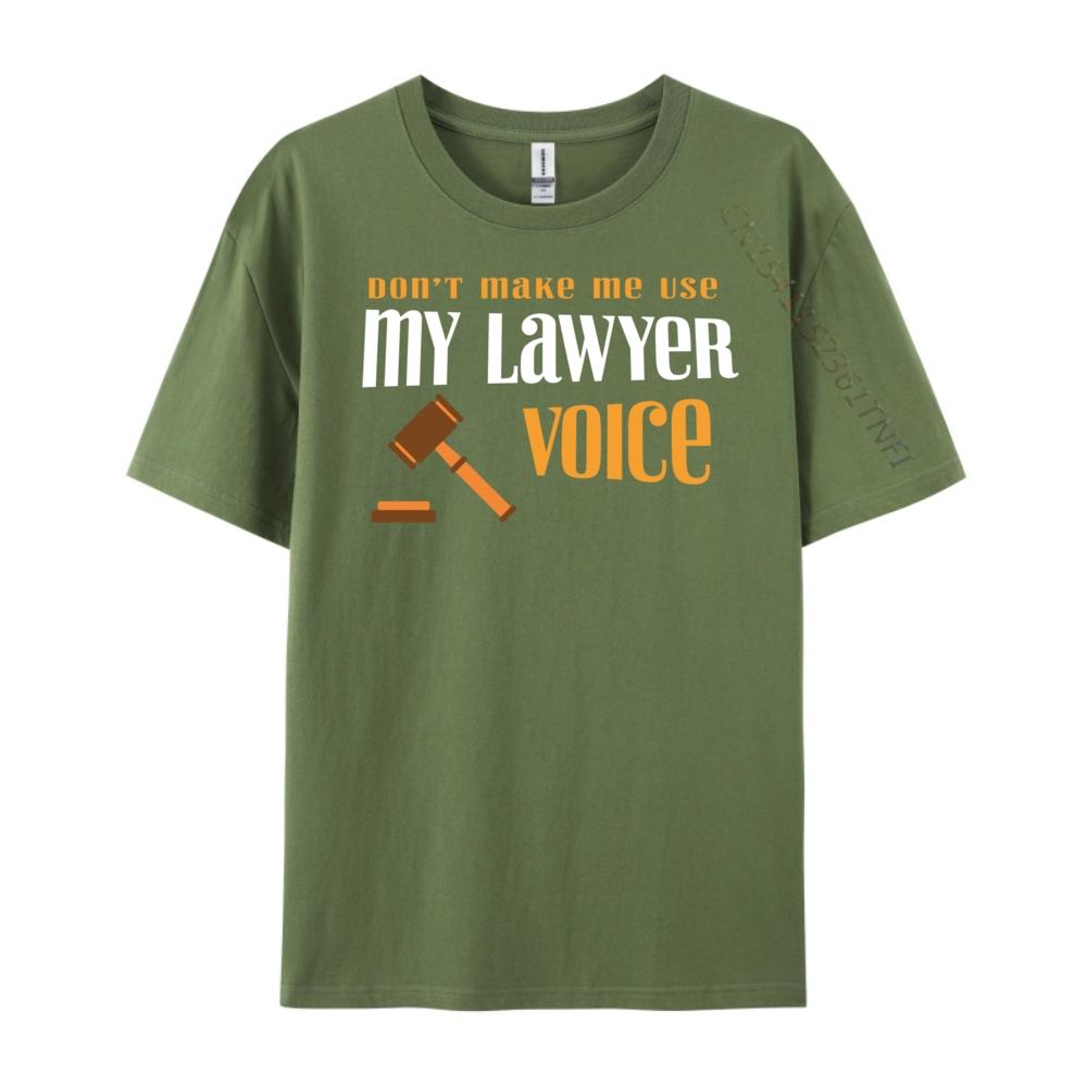 Funny Lawyer Voice Attorney Law School Student Graduation Clothing Mens Clothing Deals Graphic Tshirts