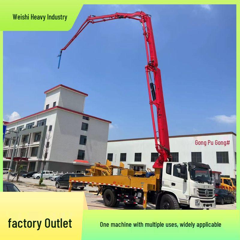 Weishi Heavy Duty Concrete Mixing & Pump Truck for Rural Construction and Slope Protection