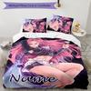 3pcs KPop Demon Hunters16 Cover Set - Personalized Name, HD Printed Bedding with 1 Cover and 2 Pillowcases - Perfect for Home Decor, Easy Care