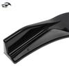 Gloss Black Front Lip Splitter Kit for 2019 Ford Focus