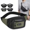 1Pc Korean Version of Trend Running Fitness Backpack Messenger Bag Fanny Pack Fashion Sports Shoulder Bag New Men's and Women's Chest Bag