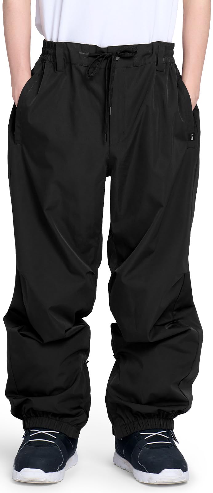 

Acrais Snowboard and Ski Waterproof Water Pressure and Men s Pants, Windproof, (10,000mm Resistance), Breathable, Warm, Cold-Proof (al-sp24019xxlbl) чорний