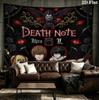 Tapeçaria de Parede Death Note Pendente Estético de Parede Manta de Tecido Impressa Tapeçarias Decorativas Para Quarto Sala de Estar Decoração de Casa