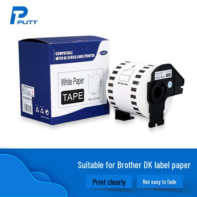 Putie DK Series Thermal Label Tape for Brother QL Printers