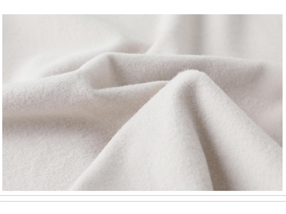 Women's Brushed Fleece-Lined Cotton Stand-Up Collar T-Shirt, Long-Sleeve, 2025 Autumn/Winter Collection