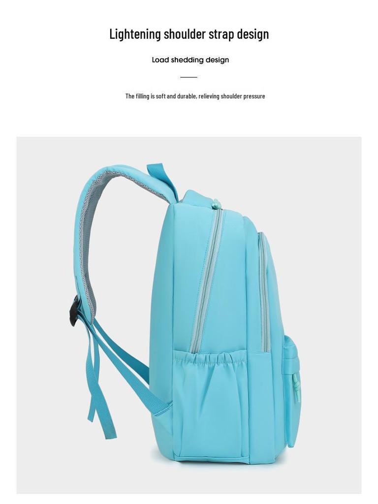 Lightweight Custom Backpack for Students: Elementary to High School, Large Capacity & Casual Design