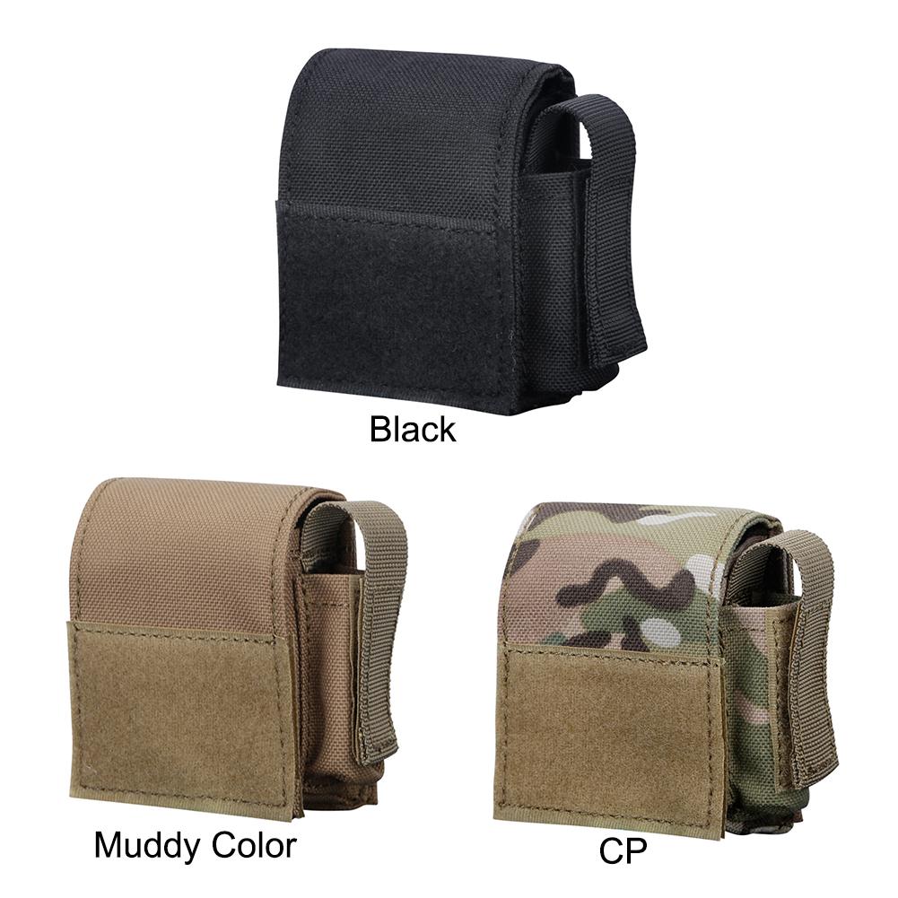 Nylon Molle Pouch Waist Bag Multifunctional Mini Smartphone Strap Pack Portable Molle Waist Bag with Buttons for Outdoor Camping