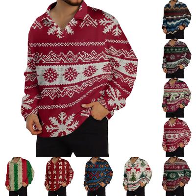 Herren Freizeit Langarm Strick Baselayer Oberteil