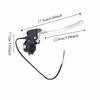 1 Pair Aluminum Alloy Electric Brake Handle Cable 28cm Inner 22mm Electric Bicycle Brake Lever Black/Silver Lightweight