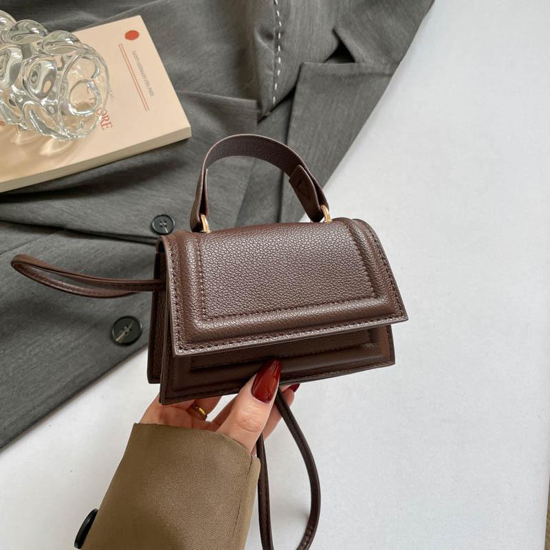 Versatile Simple Fashion Daily Small Square Crossbody Shoulder Handbag