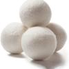 6Pcs 7cm Wool Dryer Balls Laundry Cleaning Ball Clothes Natural Fabric Softener