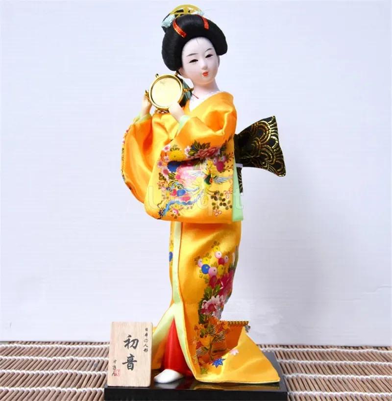 Geisha Japanese Kimono Doll Puppet Seafood Sushi Shop Restaurant Decorate Tool Cute Toy Embellishment Ornaments Gift Crafts 1-28