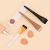 Docolor Foundation a Popular Makeup Brush for Liquid Foundation and Black Features Soft Fiber Bristles for Easy Application and Brush, Flat,
