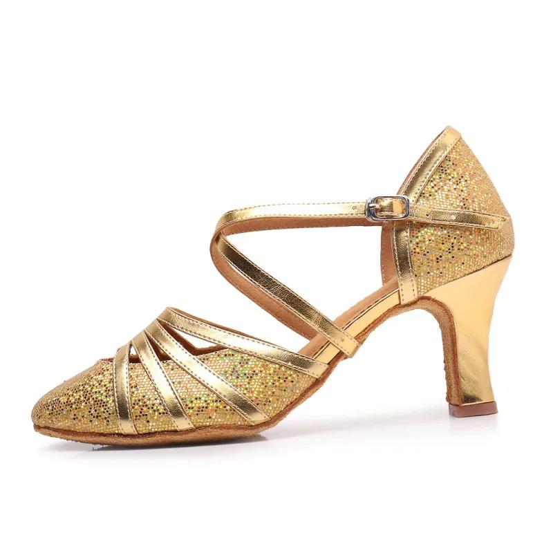 Ballroom Dance Shoes Women Glitter Modern Dance Shoes Salsa Ballroom Tango Latin Shoes