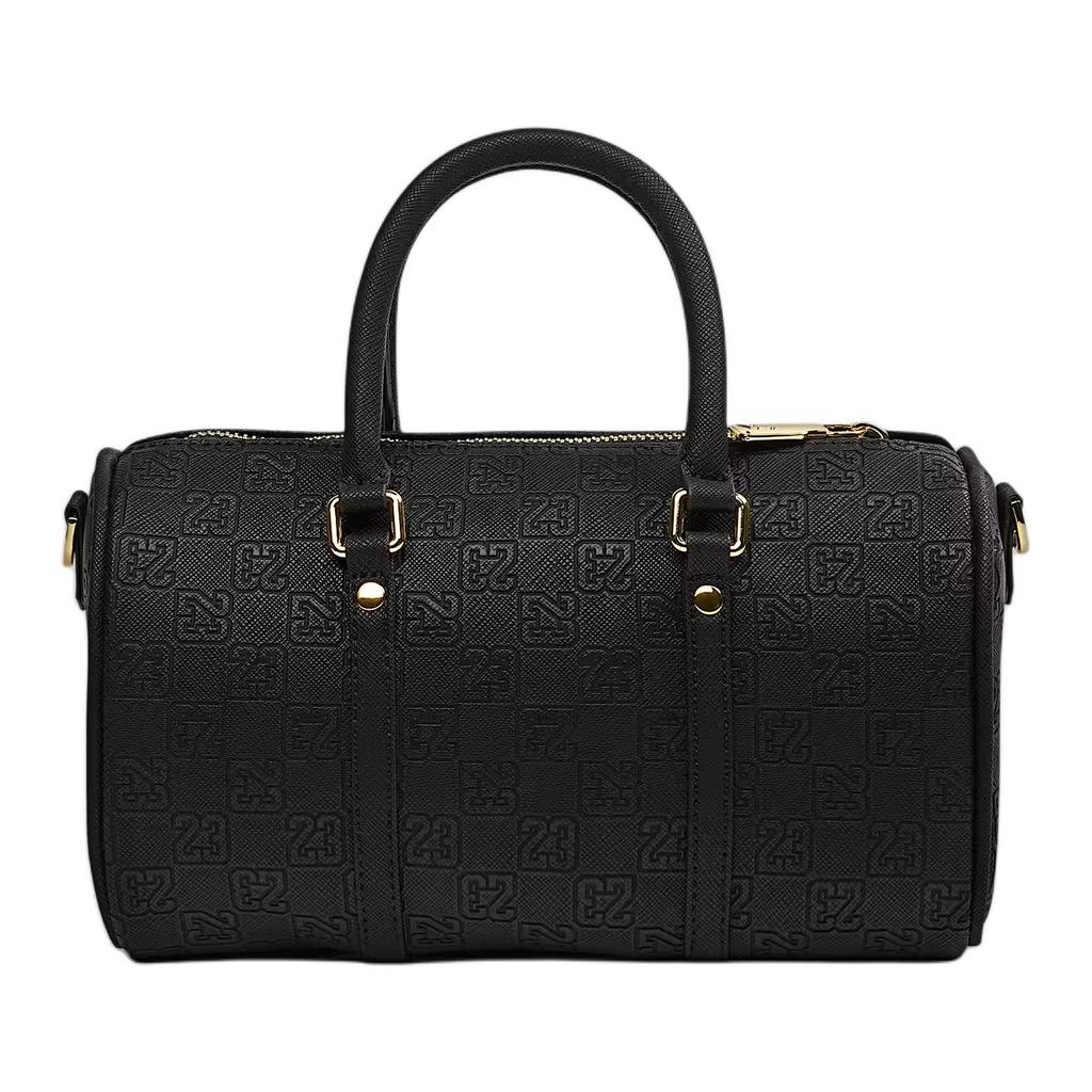 Jordan Monogram Embossed Pattern Fashion Design Crossbody Synthetic Leather Handbag Unisex handbags Black Gold IQ3204-010